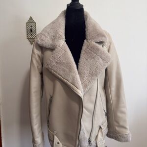 H&M Cream Teddy Jacket